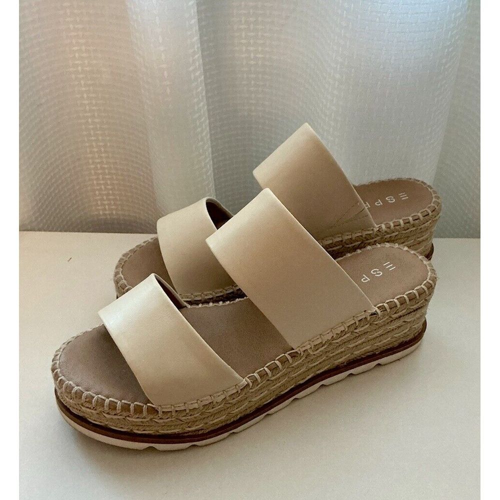 Esprit Katarina Espadrille Wedge‎ Platform Sandals Size 9M